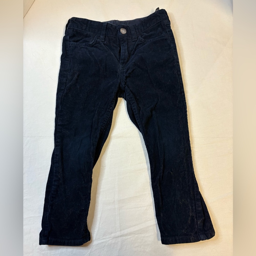 H&M Dark Blue Corduroy Toddler Pants 2T